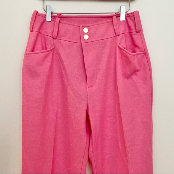 Vintage Barbiecore High Waisted Trouser Pants - Picture 2 of 6